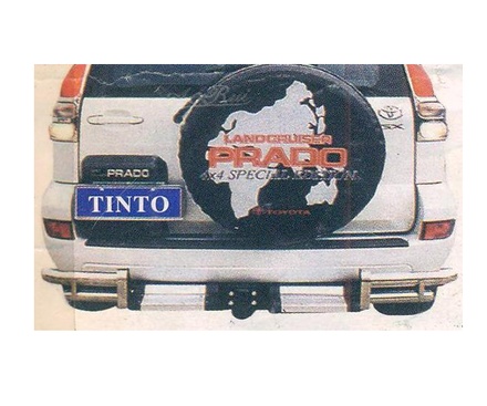 Stainless Steel Rear Guard for Toyota Land Cruiser Prado 120