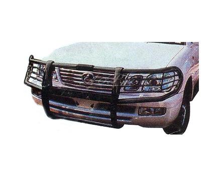 Black Powder Coated Steel Grille Guard for Toyota Lexus LX450 for year 2004 - 2006