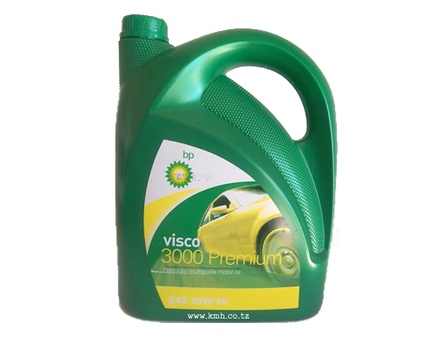 5Litre Engine Oil Visco 3000 Premium Multigrade Motor Oil by BP -- Type SAE 20W-50