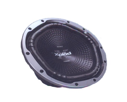 Sony Xplod 12-inch Subwoofer --- High Performance Capless  Dimpled Cone Enclosure-Type P5 Single-Voice Coil --- Peak 1800W Rated 300W RMS420W Impedance 4 ohm