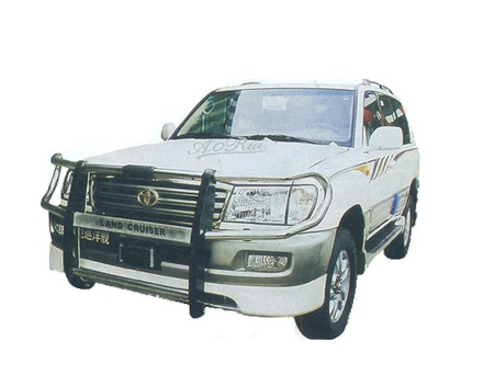 Stainless Steel  Grille Guard For TOYOTA LAND CRUISER 100 From Year 1998 - 2007 