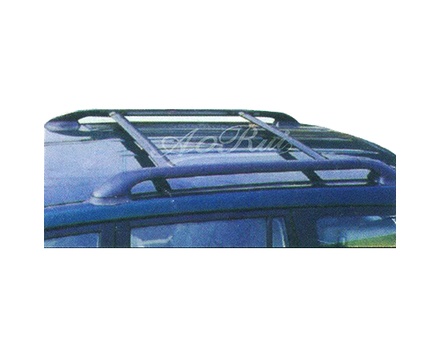 Black Roof Bar with 4pcs Cross Bar (Lolo,Dark Green,White) for TOYOTA LAND CRUISER J100 for year 1998-2007 