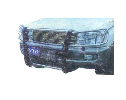 Stainless Steel  Grille Guard For TOYOTA LAND CRUISER 100 From Year 1998 - 2007 