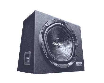 Sony Xplod 12-inch Single Sealed Subwoofer --- High Performance Single Sealed Loaded Enclosure-Type P5 --- Peak 1800W Rated 300W RMS420W